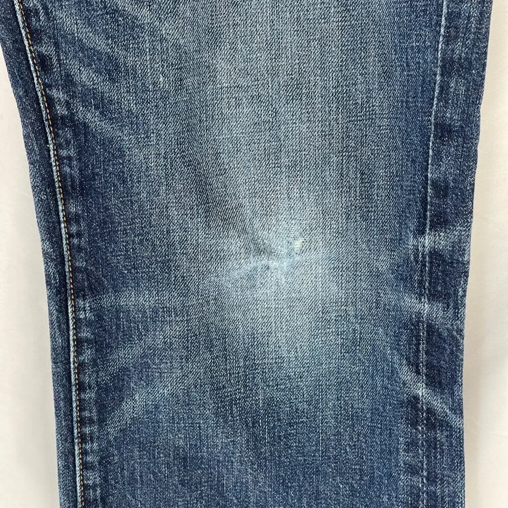 J.Crew Vintage Bootcut Denim Blue Jeans Men's 34x32 Wash 100% Cotton